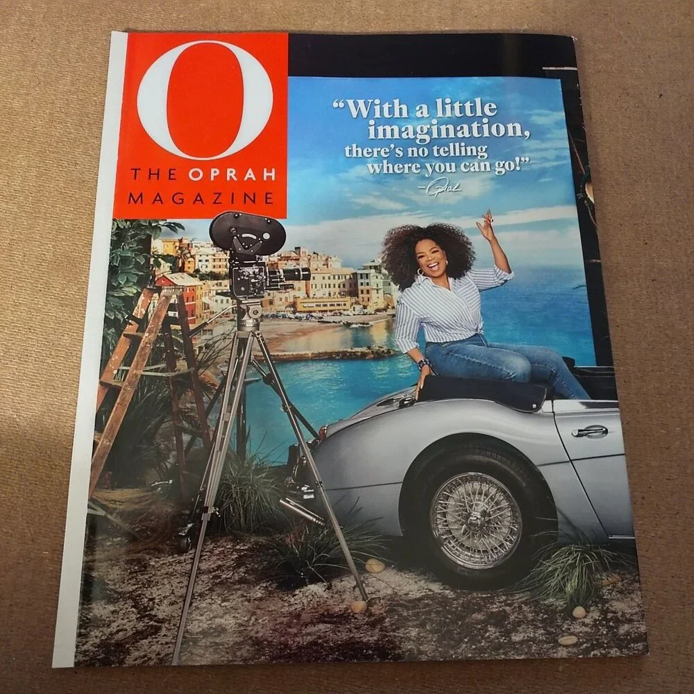 The Oprah Magazine Issue Featuring Oprah In Denim & Striped Shirt - Lifestyle